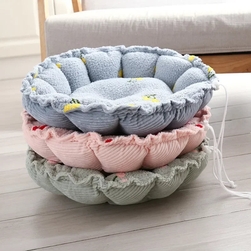 Winter Cushion Dog House Bed