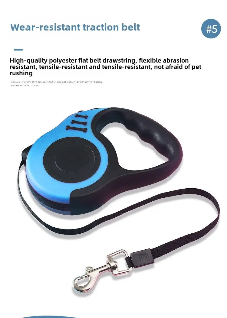 Retractable Nylon Dog Leash