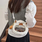 Plush Capybara Backpack Bag