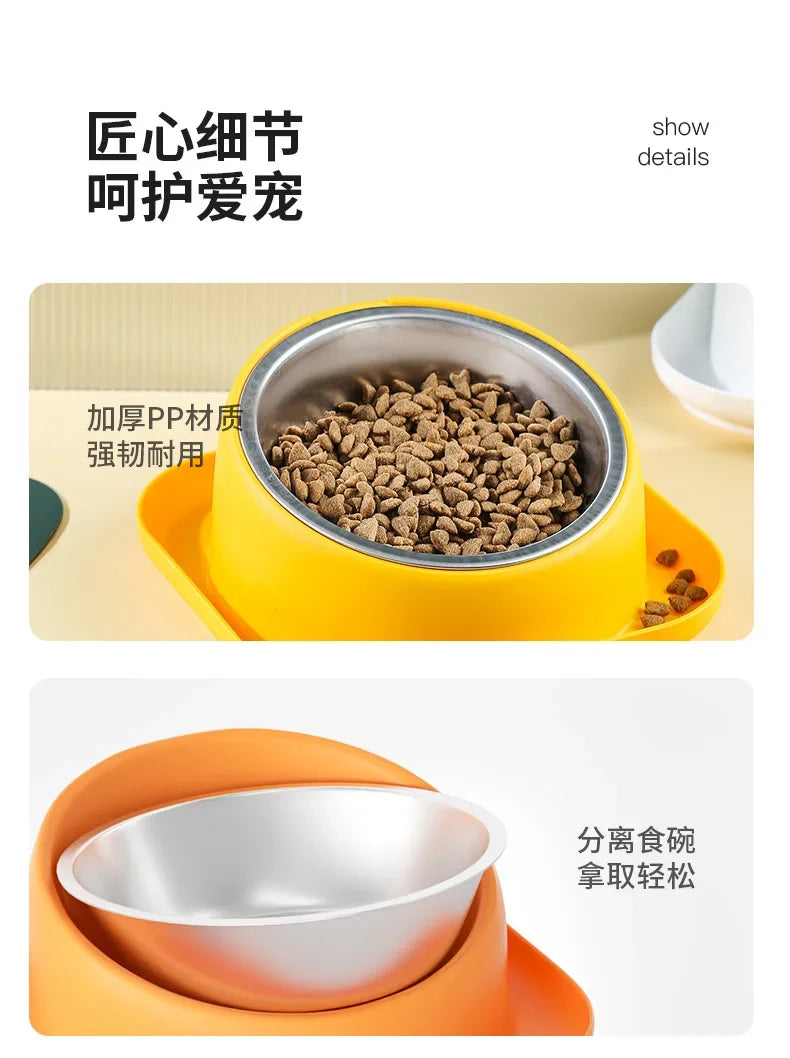 Anti-Spill Cat Dog Bowl