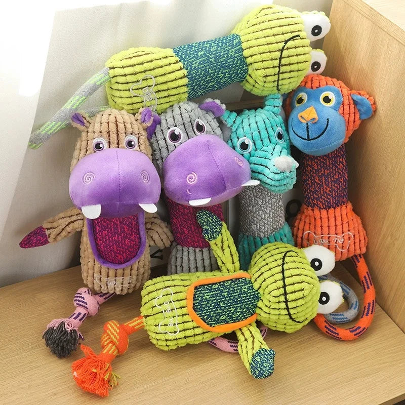Corduroy Plush Animal Dog Toy