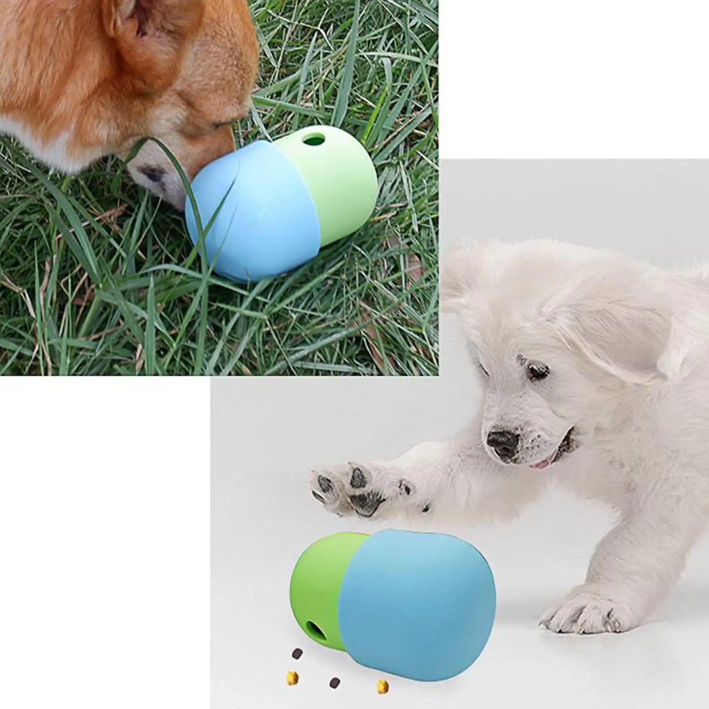 Dog Chew Toy Silicone Food Dispensing Ball For Dog Pet Supplies Interactive Puppy Treat Enrichment Toy For Medium Small Large