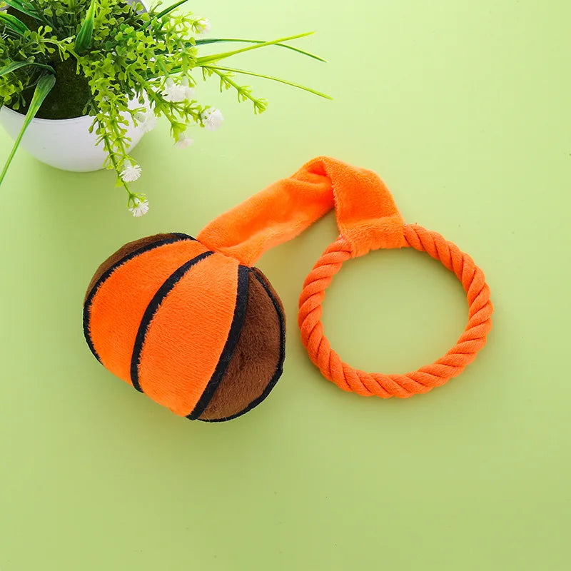Stuffed Cotton Rope Ball Toy