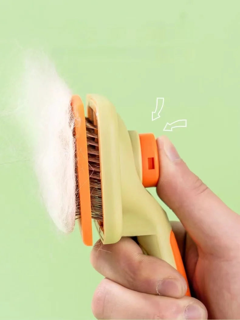 Self-Cleaning Dog Brush Comb