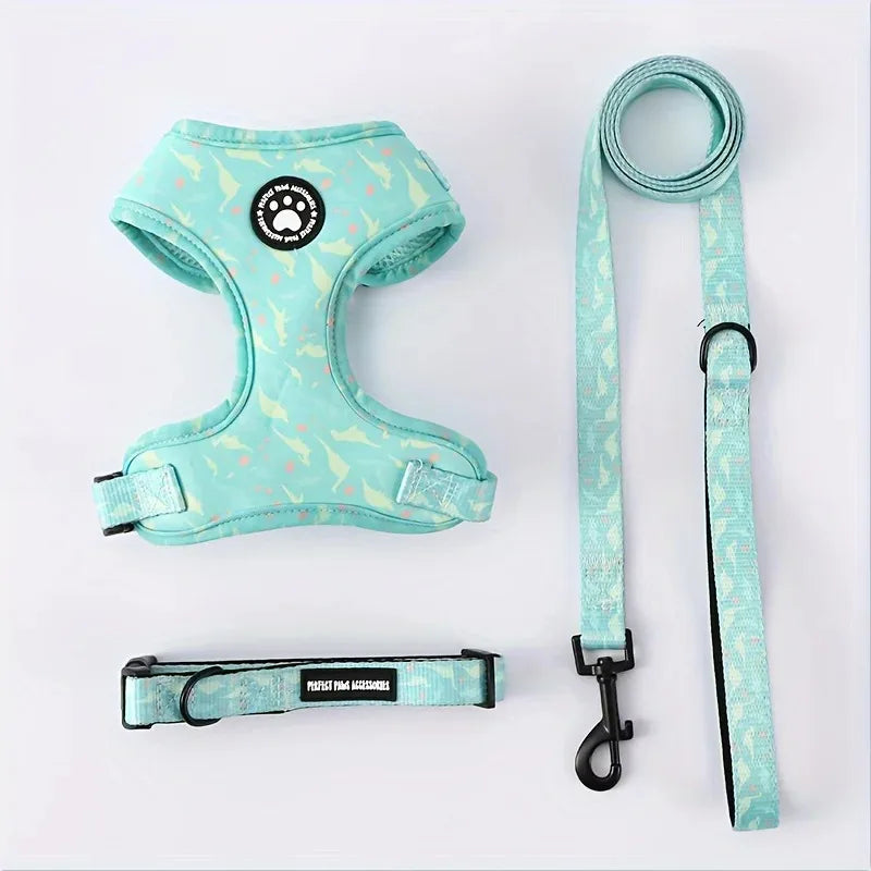 Kitten Harness Collar Leash Set