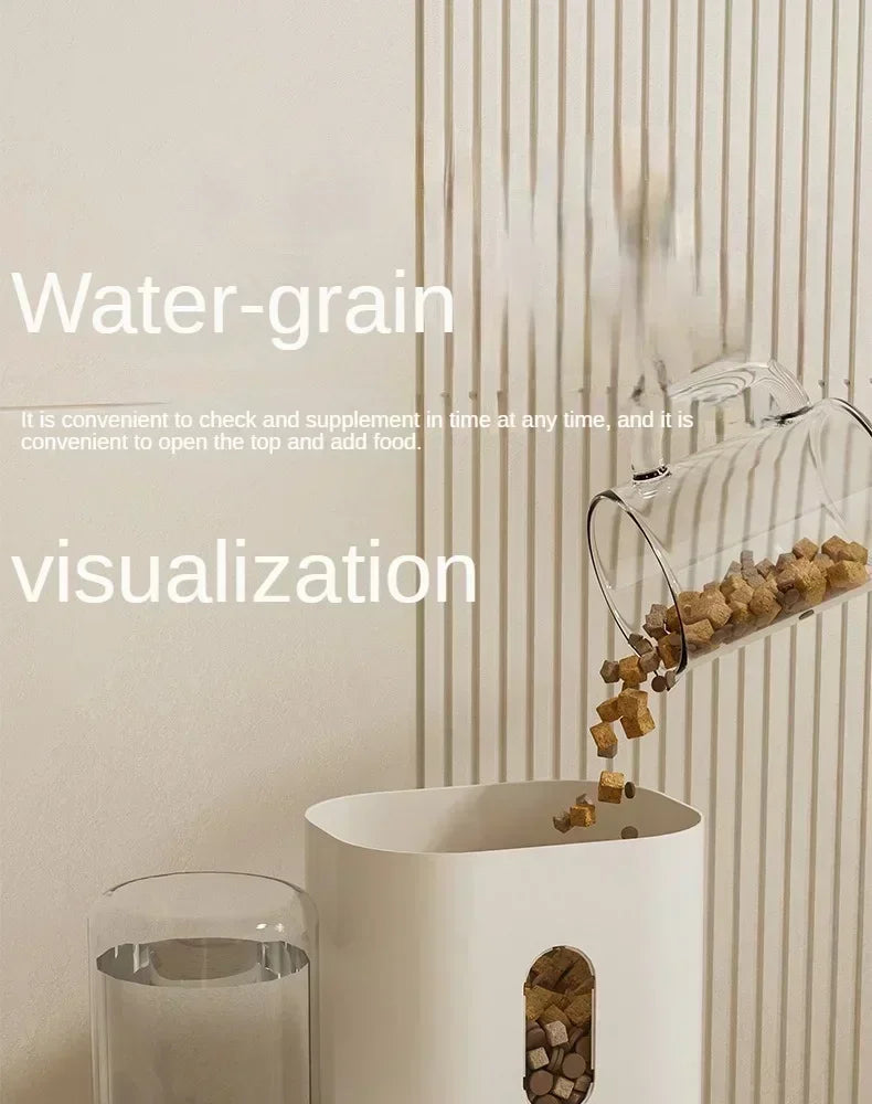 Automatic Pet Feeder Fountain