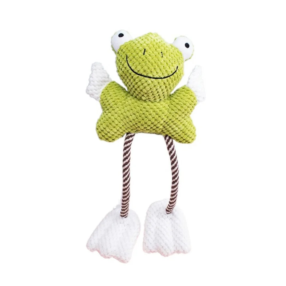 Duck Frog Plush Chew Toy