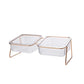 Transparent Raised Cat Bowl