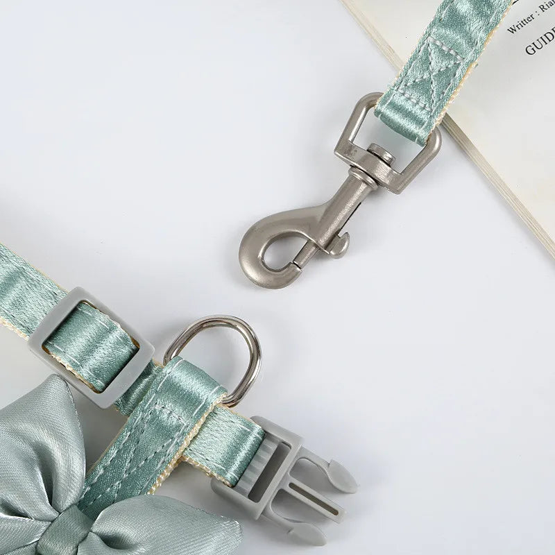 Bling Bow Cat Harness Leash