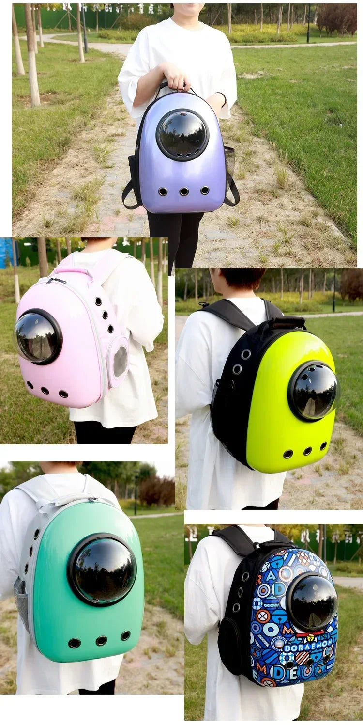 Astronaut Bubble Cat Backpack