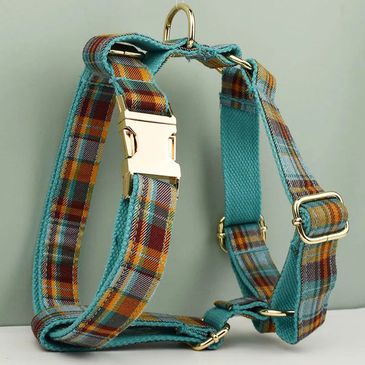 Cotton Personalized Dog Collar Set