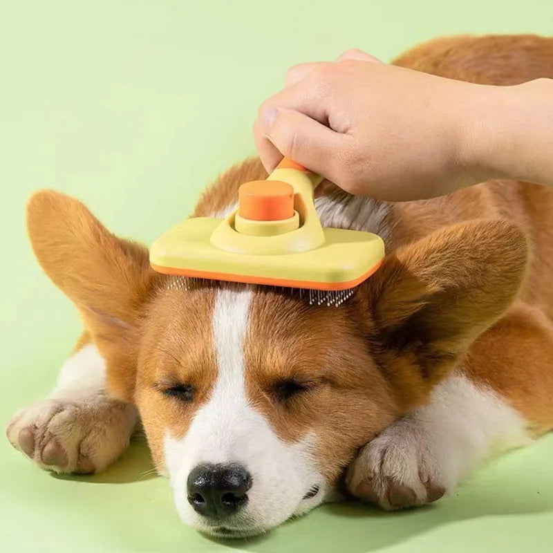 Self-Cleaning Dog Brush Comb