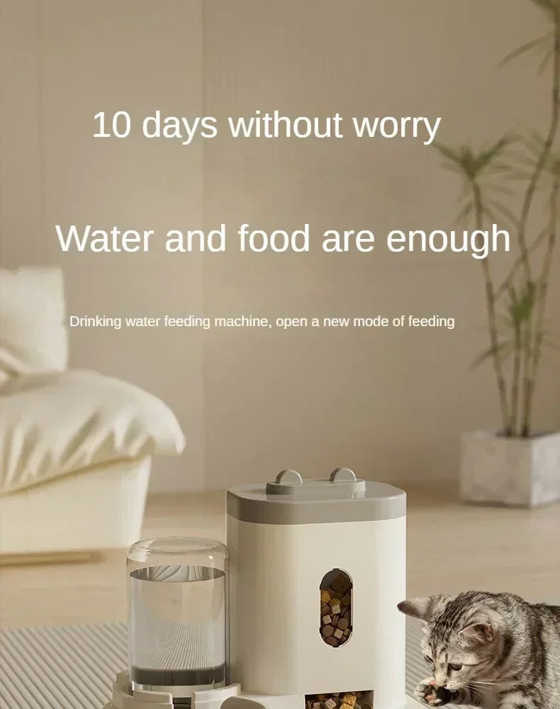 Automatic Pet Feeder Fountain