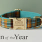 Cotton Personalized Dog Collar Set