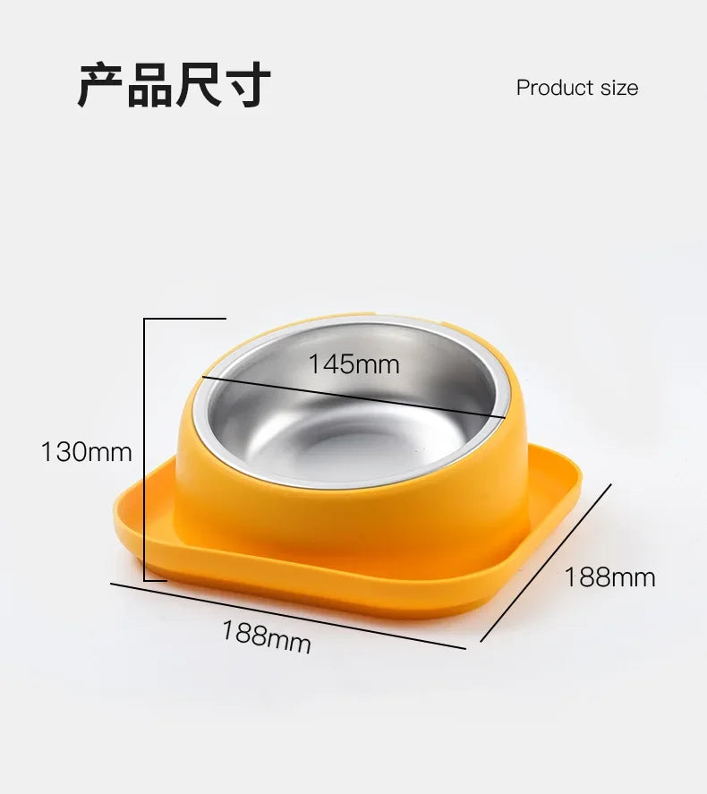 Anti-Spill Cat Dog Bowl
