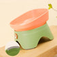 Tilted Raised Cat Food Bowl